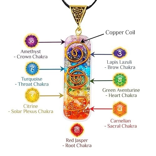 Chakra orgone pendant energy - 7,